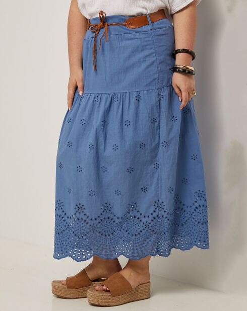 Jupe Amour indigo