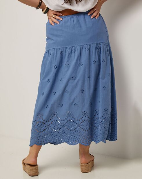 Jupe Amour indigo