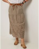 Jupe Amour taupe