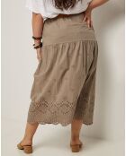 Jupe Amour taupe