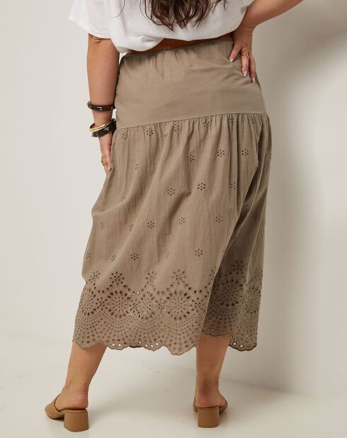 Jupe Amour taupe