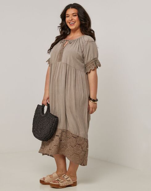 Robe Amaphrodite taupe