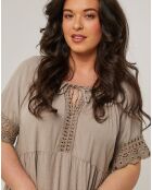 Robe Amaphrodite taupe