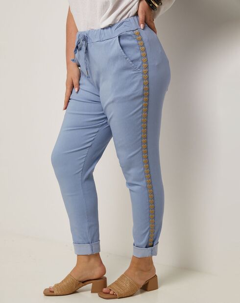 Pantalon Athéna indigo
