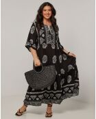 Robe en Coton & Lin Hera noire