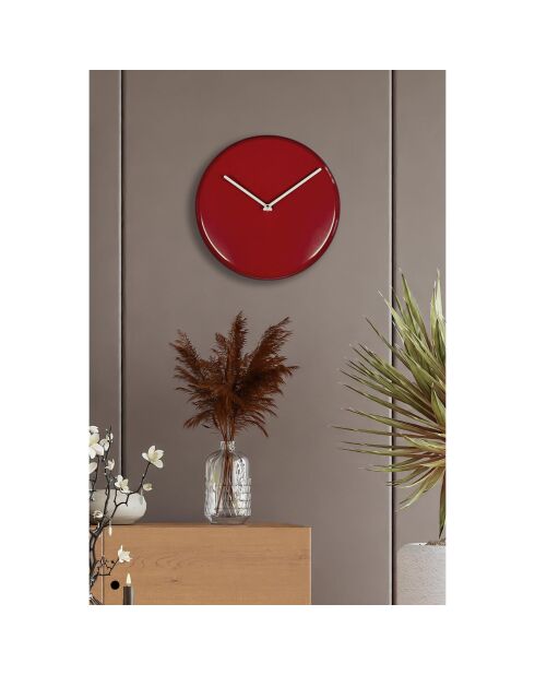 Dekorative Uhr mit Kirschmotiv - 30x30 cm