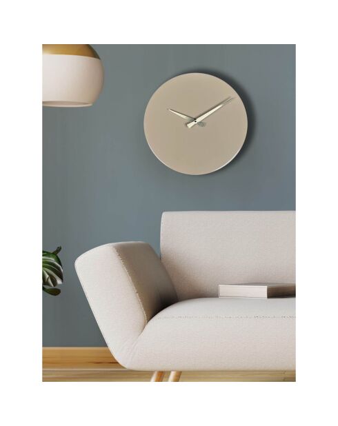 Horloge décorative cappuccino - 35x35 cm
