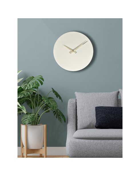 Horloge décorative cream - 36x35 cm