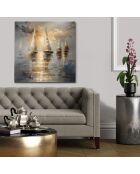 Tableau décoratif multicolore - 70x70 cm