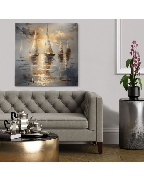 Tableau décoratif multicolore - 70x70 cm