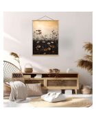 Tableau décoratif doré/noir/argenté - 50x70 cm