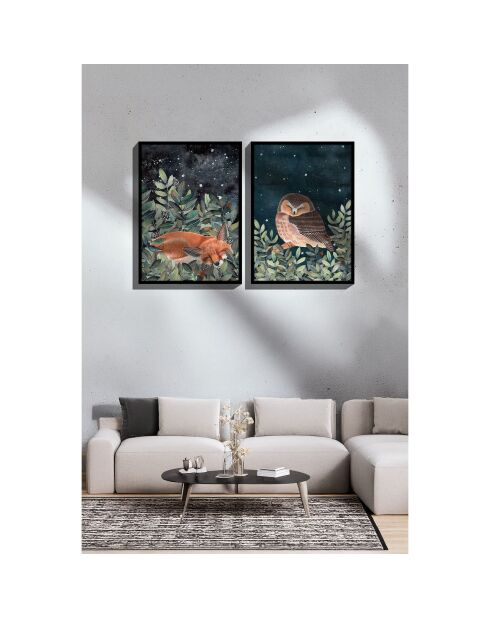 Tableau décoratif multicolore - 33x48 cm