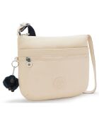 Sac bandoulière Arto beige - 26x29x4 cm