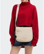Sac bandoulière Arto beige - 26x29x4 cm