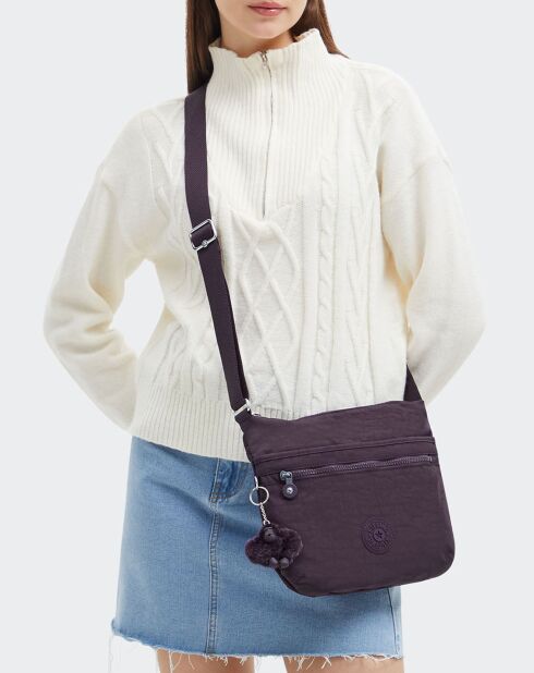 Sac bandoulière Arto violet - 26x29x4 cm