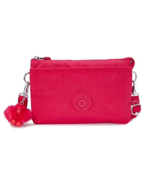 Sac bandoulière Riri rose - 16x24x6.5 cm