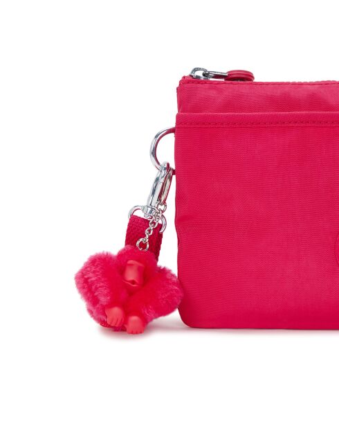 Sac bandoulière Riri rose - 16x24x6.5 cm