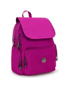 Sac à dos City Zip Mini rose - 33.5x27x19 cm