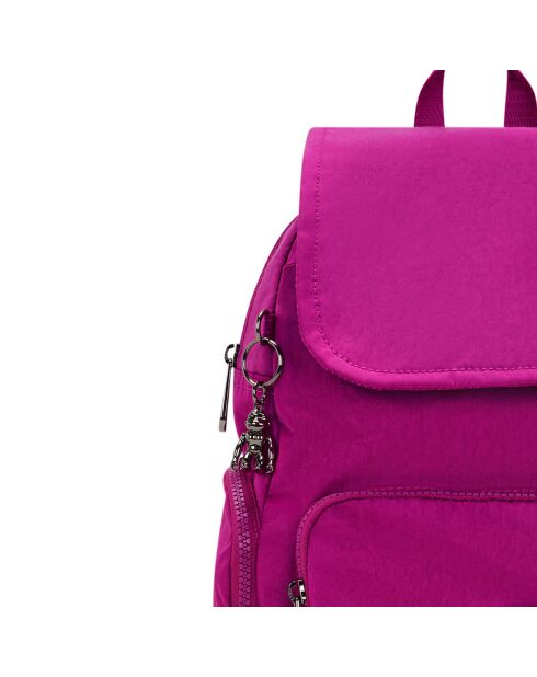 Sac à dos City Zip Mini rose - 33.5x27x19 cm