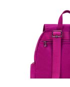 Sac à dos City Zip Mini rose - 33.5x27x19 cm