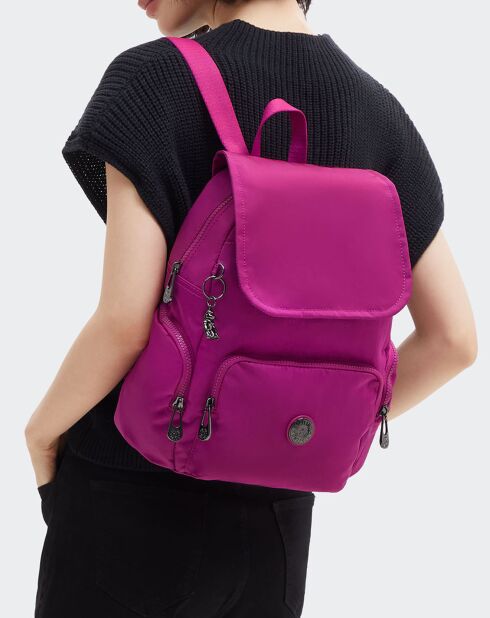 Sac à dos City Zip Mini rose - 33.5x27x19 cm