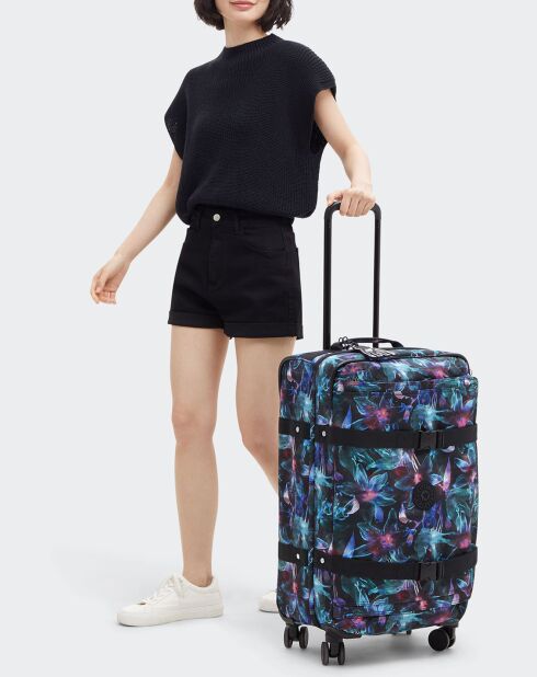 Valise à roulettes Spontaneous M noire - 66x36x24 cm