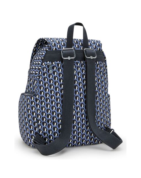 Sac à dos City Zip Mini bleu - 33.5x27x19 cm