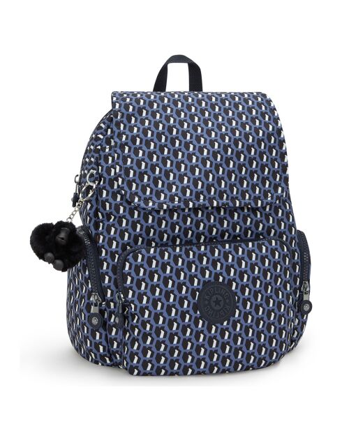 Sac à dos City Zip Mini bleu - 33.5x27x19 cm