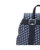 Sac à dos City Zip Mini bleu - 33.5x27x19 cm