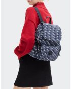 Sac à dos City Zip Mini bleu - 33.5x27x19 cm