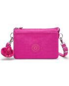 Sac bandoulière Riri rose - 16x24x6.5 cm
