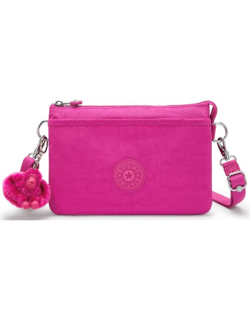 Sac bandoulière Riri rose - 16x24x6.5 cm