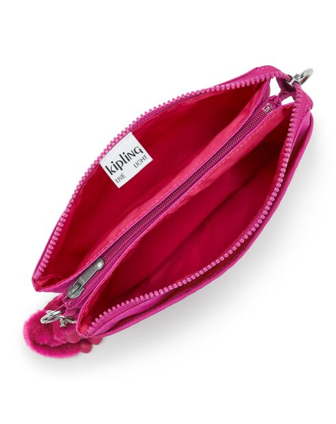 Sac bandoulière Riri rose - 16x24x6.5 cm
