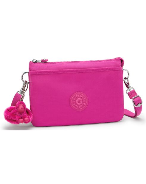 Sac bandoulière Riri rose - 16x24x6.5 cm