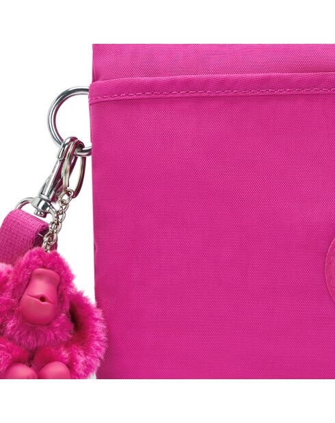 Sac bandoulière Riri rose - 16x24x6.5 cm