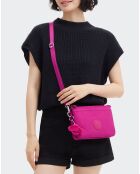Sac bandoulière Riri rose - 16x24x6.5 cm