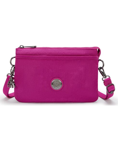 Sac bandoulière Riri rose - 16x24x6.5 cm