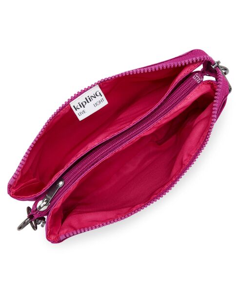 Sac bandoulière Riri rose - 16x24x6.5 cm