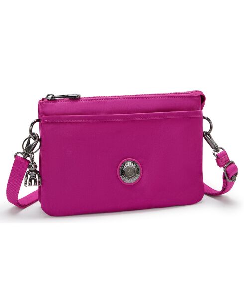 Sac bandoulière Riri rose - 16x24x6.5 cm