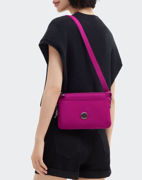 Sac bandoulière Riri rose - 16x24x6.5 cm
