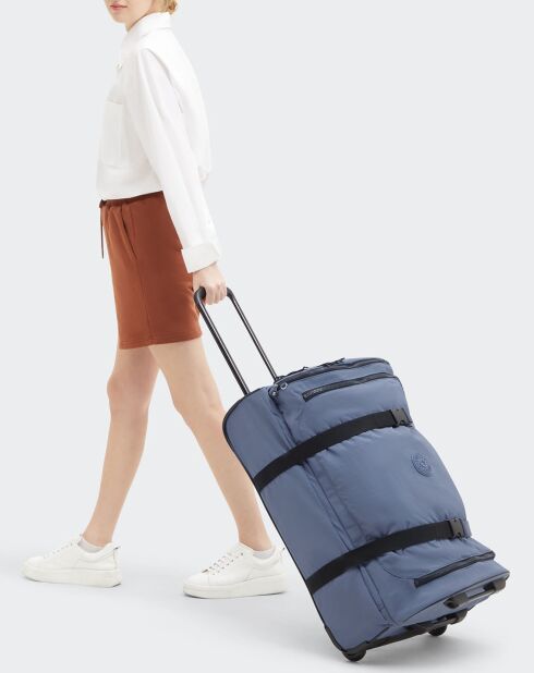 Valise à roulettes Aviana M bleue - 68x41x34.5 cm