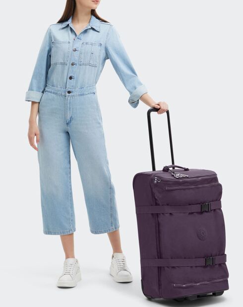 Valise à roulettes Aviana M violette - 68x41x34.5 cm