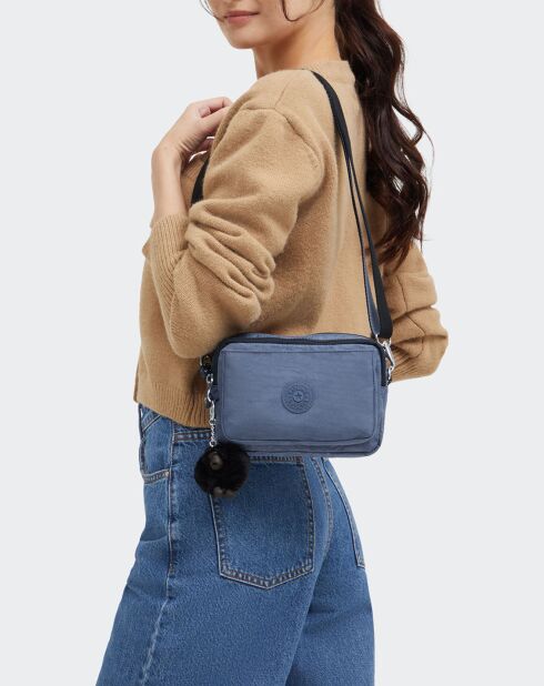 Sac bandoulière Abanu bleu - 13x19x8 cm