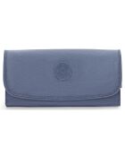Portefeuille Money Land bleu - 10x18.5x3 cm