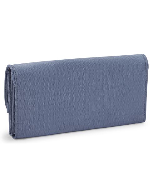 Portefeuille Money Land bleu - 10x18.5x3 cm