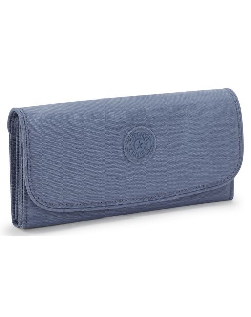Portefeuille Money Land bleu - 10x18.5x3 cm
