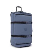 Valise à roulettes Aviana L bleue - 76x43.5x37 cm