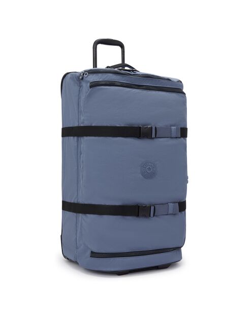 Valise à roulettes Aviana L bleue - 76x43.5x37 cm