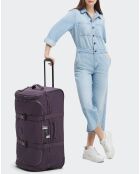 Valise à roulettes Aviana L violette - 76x43.5x37 cm
