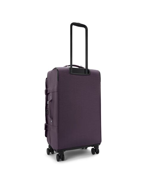 Valise à roulettes Spontaneous M violette - 66x36x24 cm